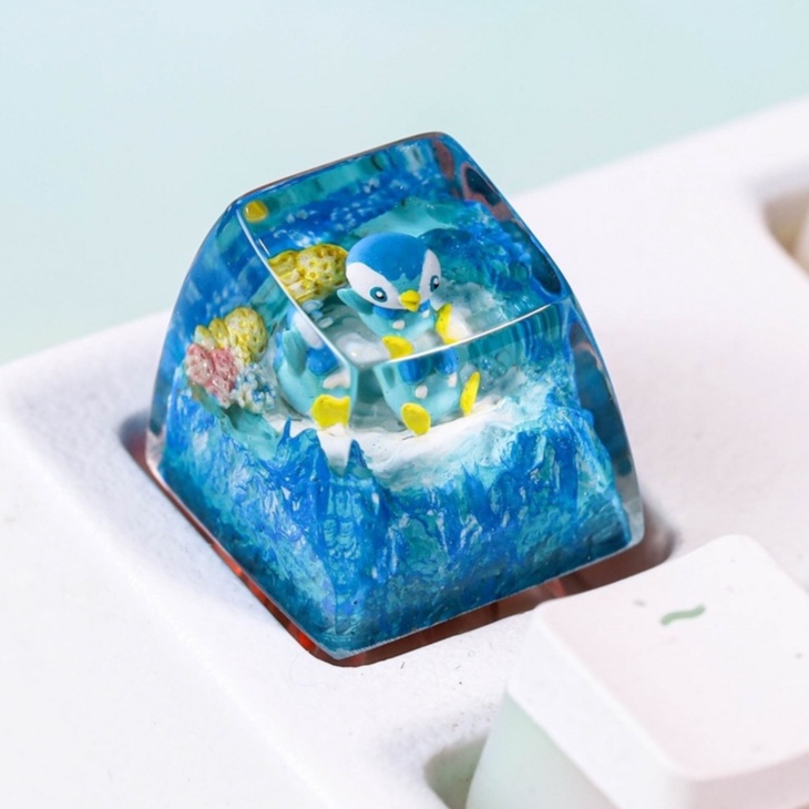 Pokemon Piplup Pokemon Keycap, Beautiful Pokemon Piplup Keyboard ...