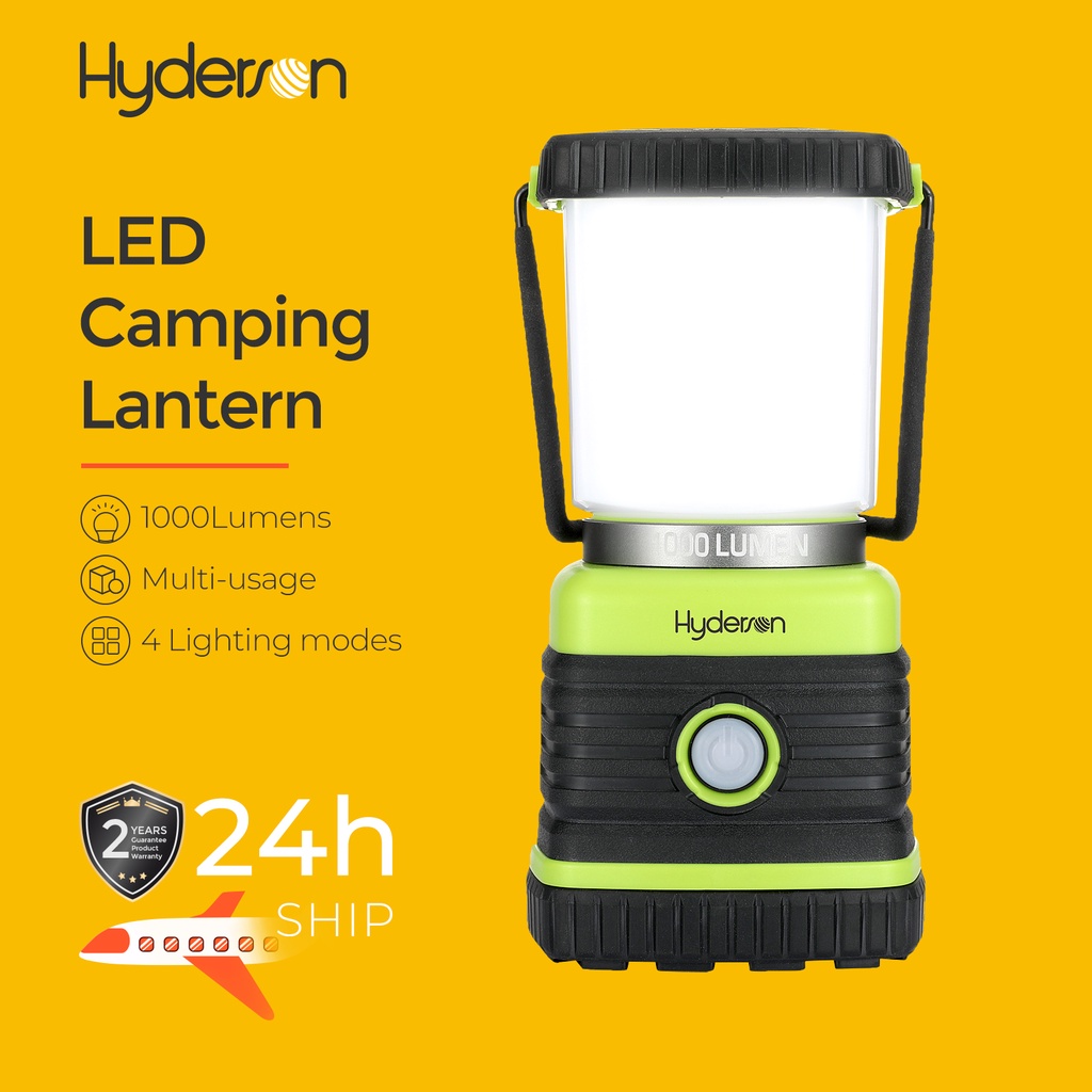 LED Camping Lantern, Consciot Battery Powered Camping Lights, 1000Lm, 4 Light Modes, Ipx4 Waterproof Tent Lights, Portable Flashlight for Power