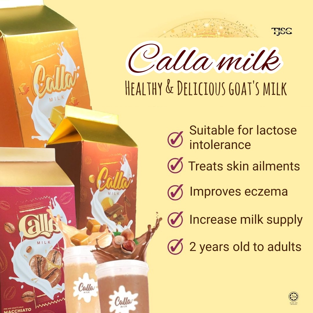CALLA MILK . Goat's milk for eczema, rashes, skin ailments Shopee Singapore