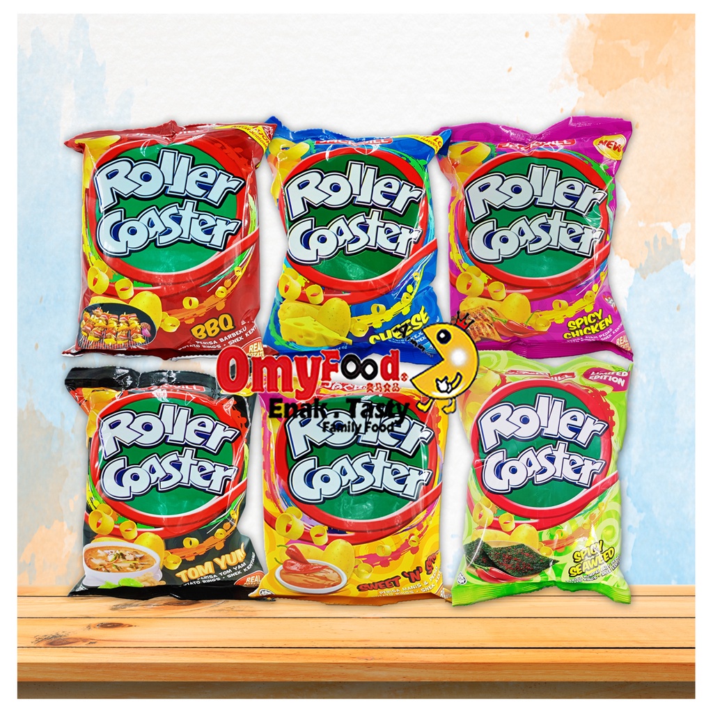 60g Big Pack Jack n Jill Roller Coaster Potato Ring Snack BBQ