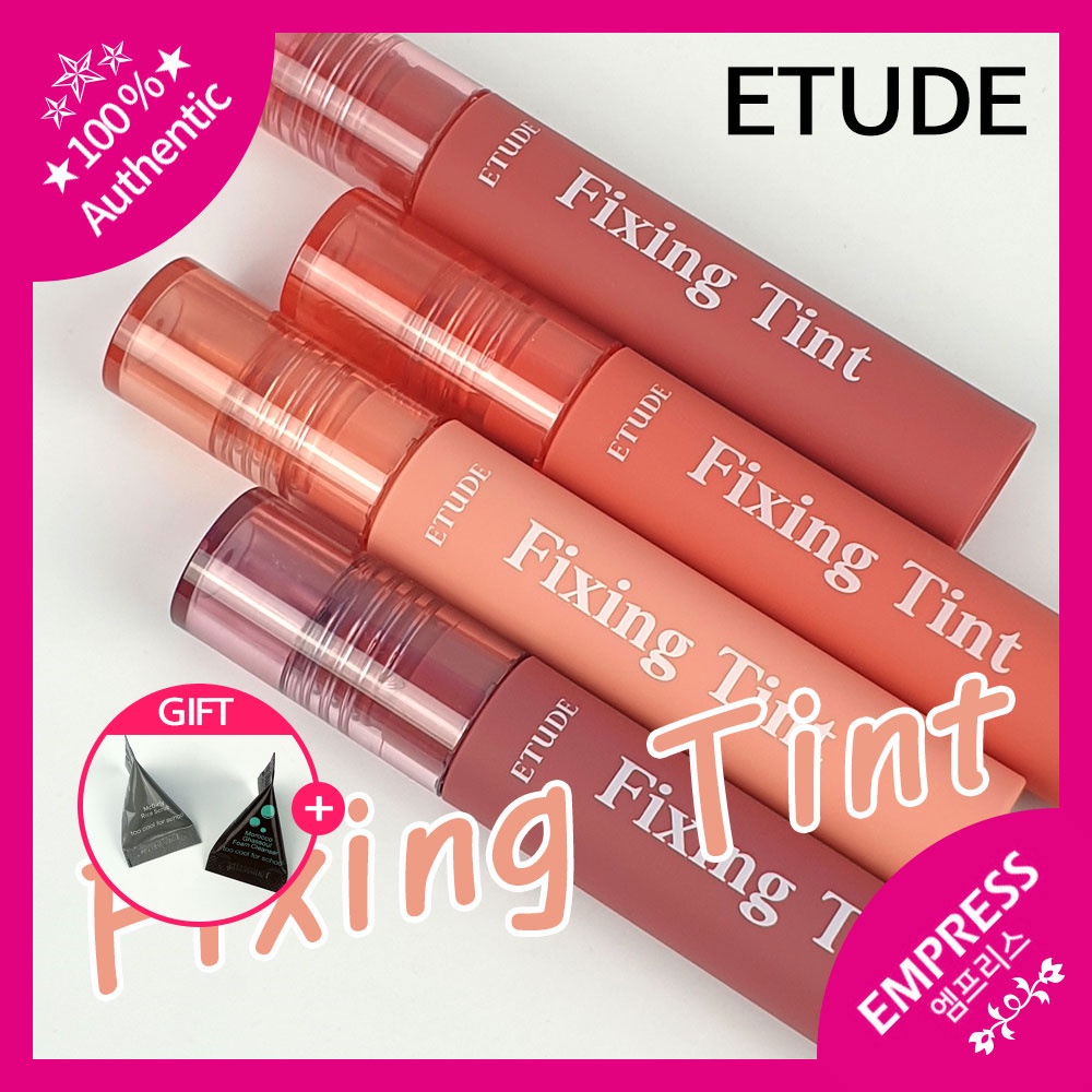 [Etude House] Fixing Tint 4g (01,02,03,07) lip tint (Expiration date August 13, 2023