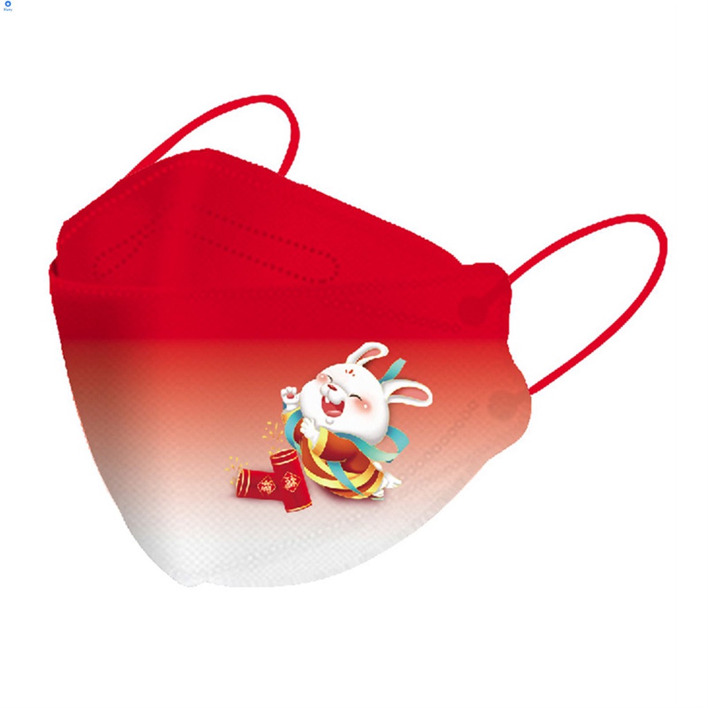 3d Rabbit Kids Mask New Year Mask Kf94 Children Mask 2023 Spring ...