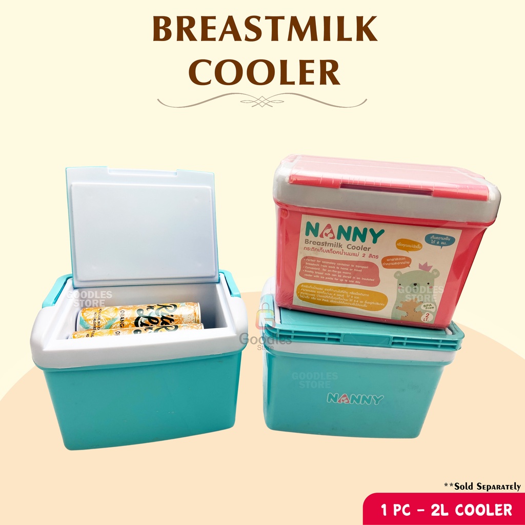 Nanny 2Liters Breastmilk Cooler Mini Cooler Capacity Ice box IceBox