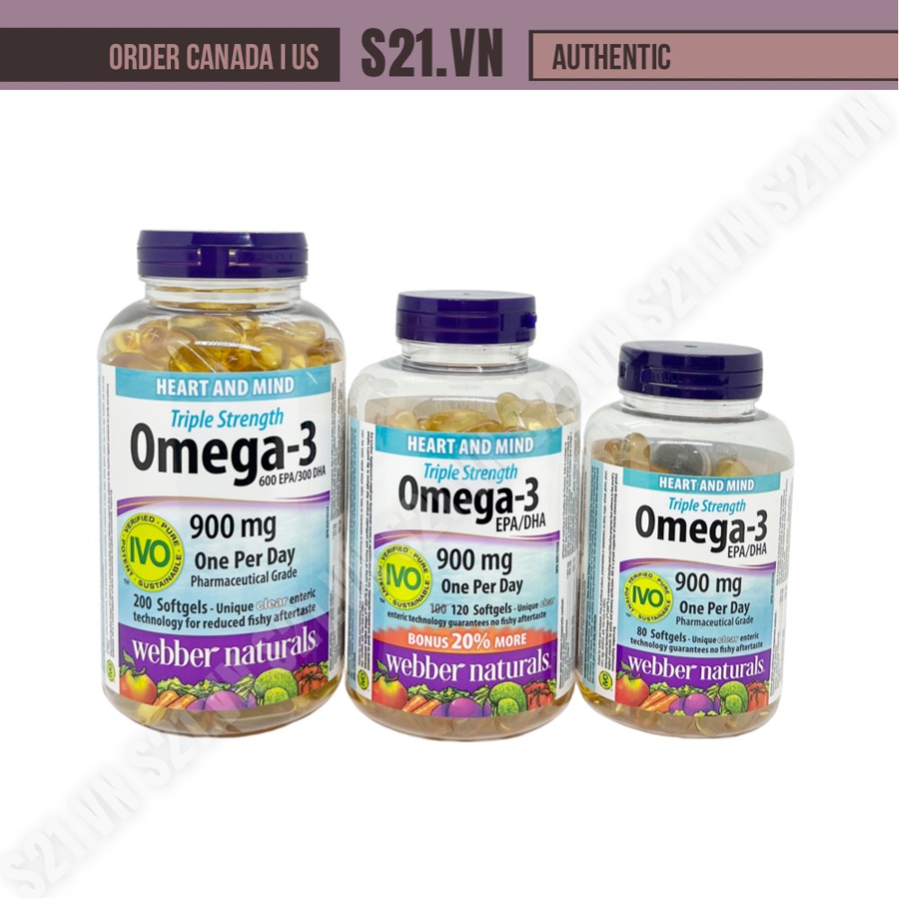 Omega 3 ber Naturals Omega 3 Supplements 900mg Shopee Singapore