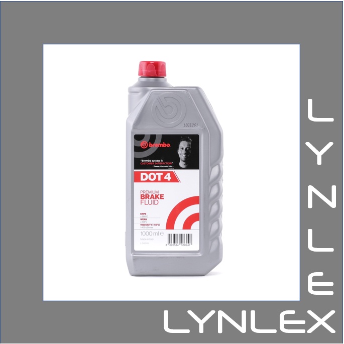Brembo Premium Dot 4 Brake Fluid 1 Litre Shopee Singapore