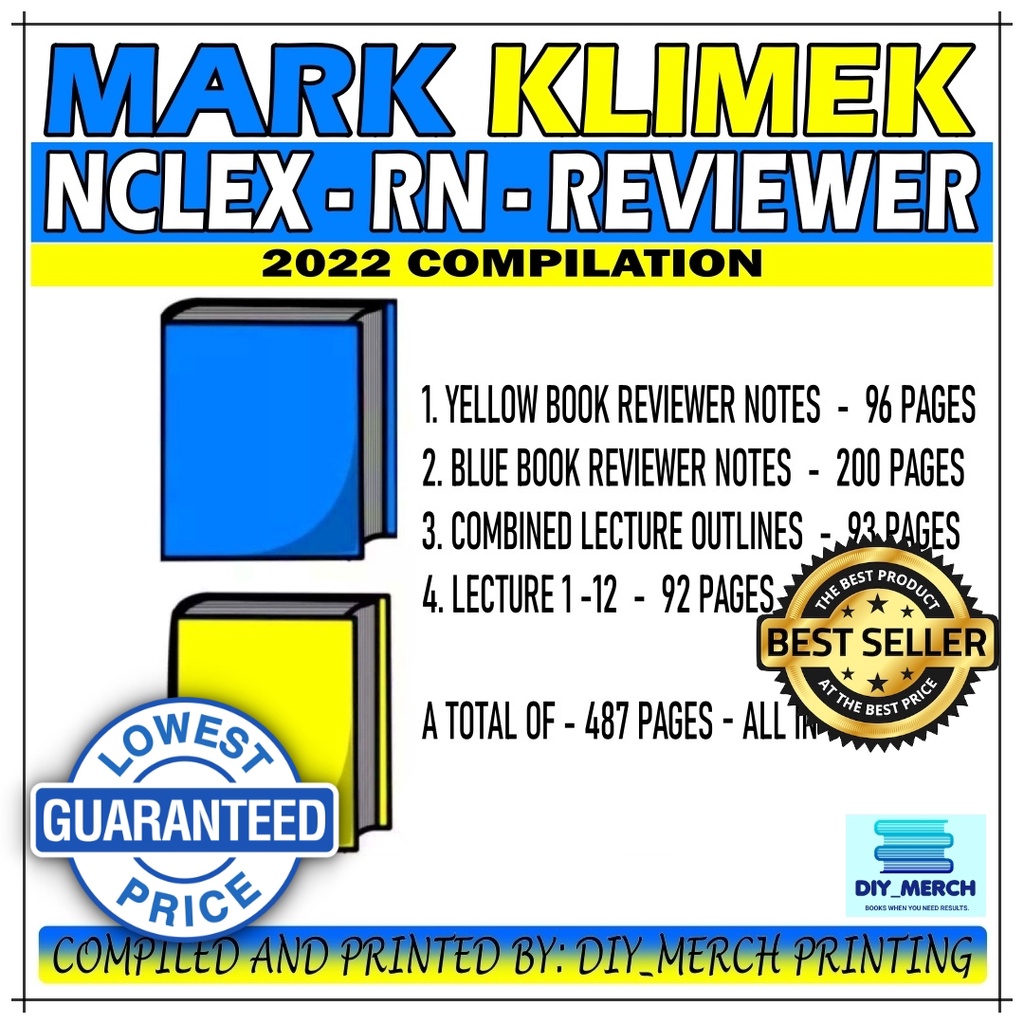 MARK KLIMEK - NCLEX - RN - ALL IN ONE - REVIEWER 2022 (487 PAGES ...