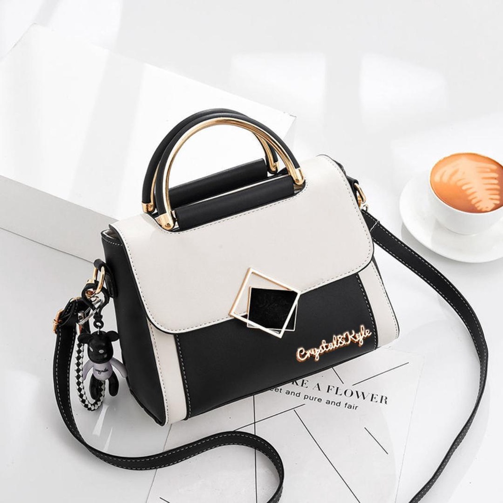 KJ fashion Woman Handbag Beg Tangan Bag Tote Pu Leather Shoulder Bag Handbag Bags Wanita Ladies Handbag Shopee Singapore