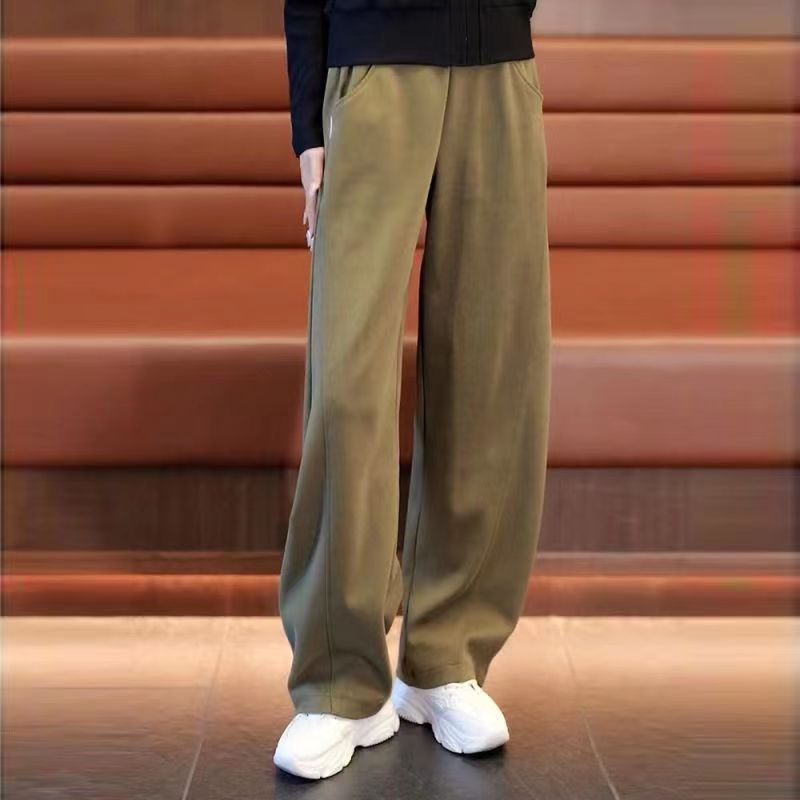 Sweatpants Banana Pants Women Spring Autumn 2022 New Style High Waist Drape Loose Slimmer Look Casual Straight Sports Wide Leg