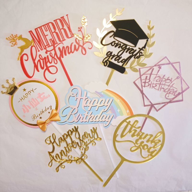 [SG Store]2024 Flower Bouquet Topper Mother's day Graduation decoration