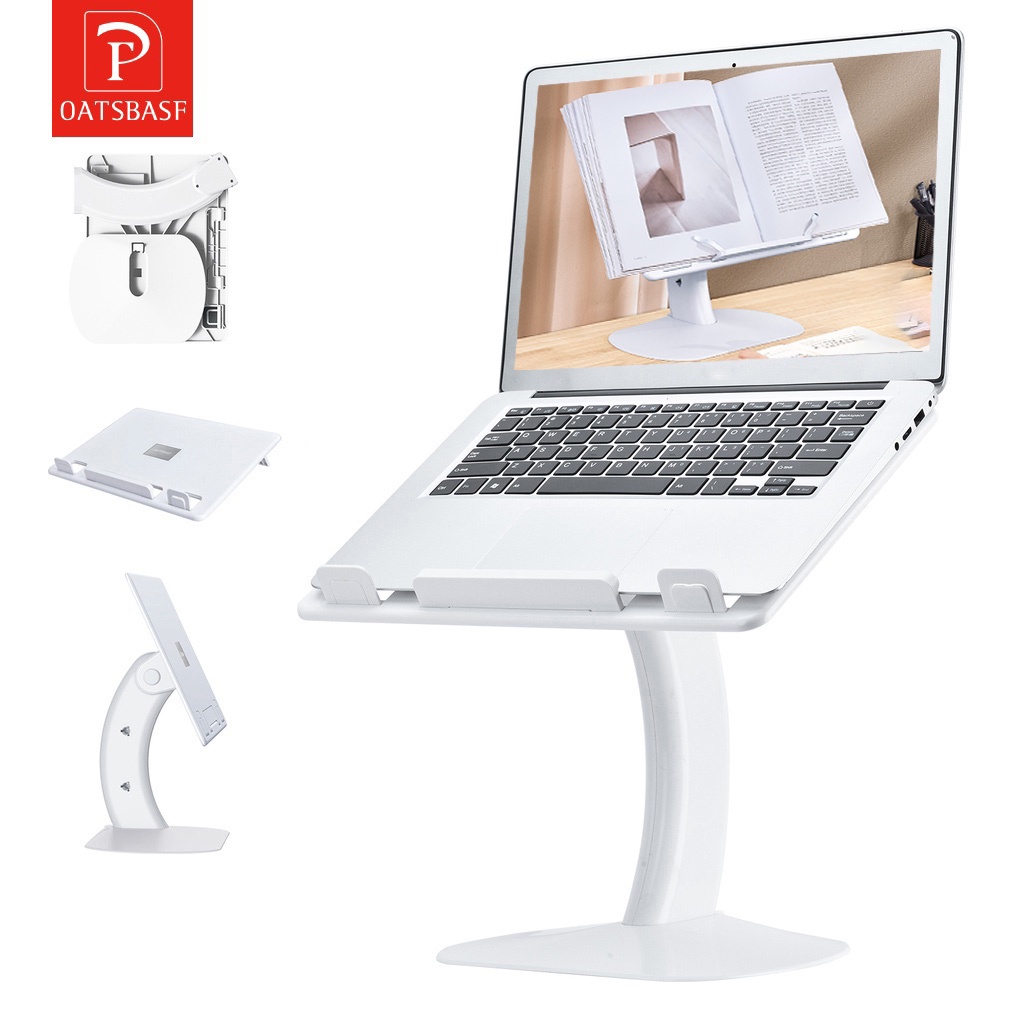 OATSBASF Portable Laptop Stand Desk Adjustable Reading Folding Table