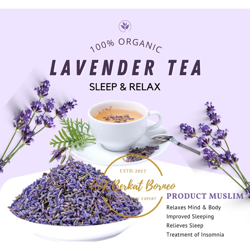 Lavender Flower Tea Premium (High Quality Import) | Shopee Singapore