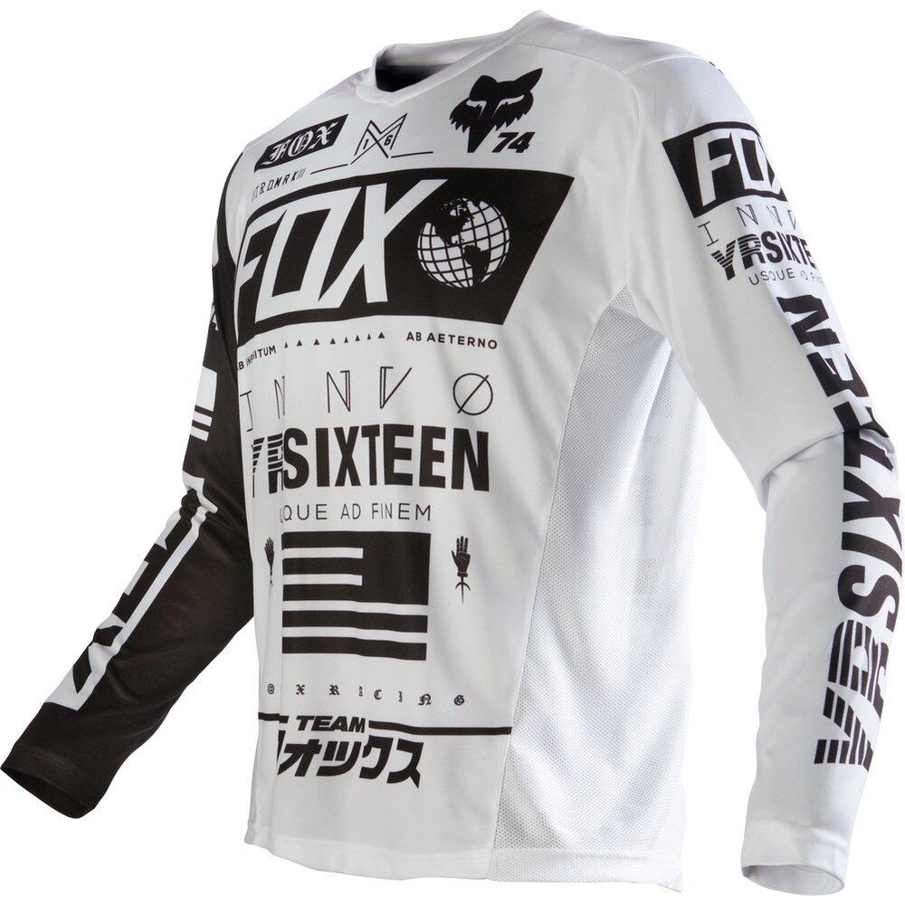 FOX Men's Downhill Jersey Long Sleeve Mountain MTB Bike Shirt DH ...
