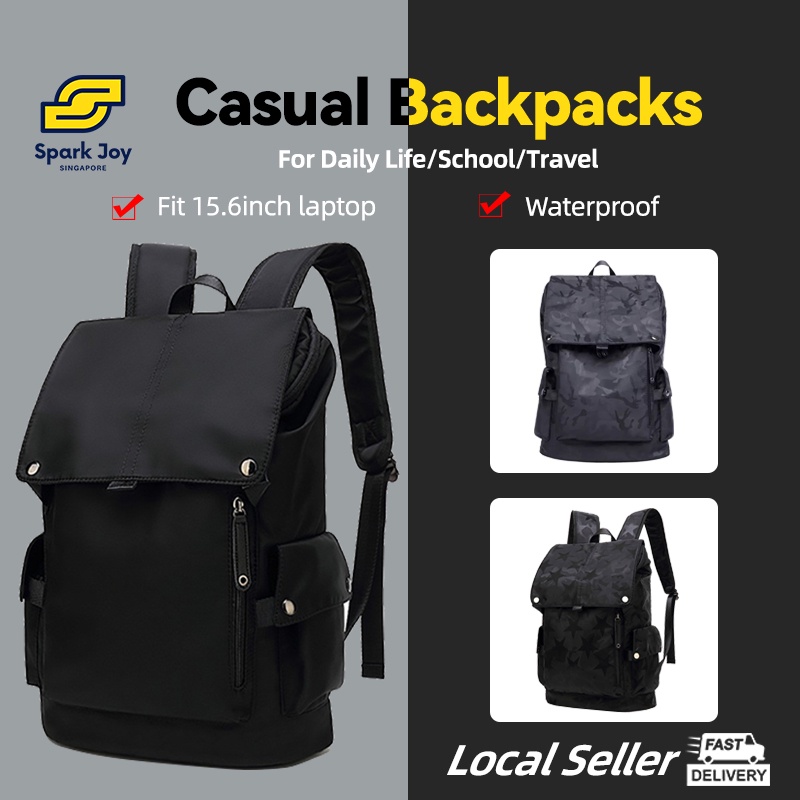 【SG】Laptop Backpack Men Business Bagpack Casual Travel Bag Waterproof