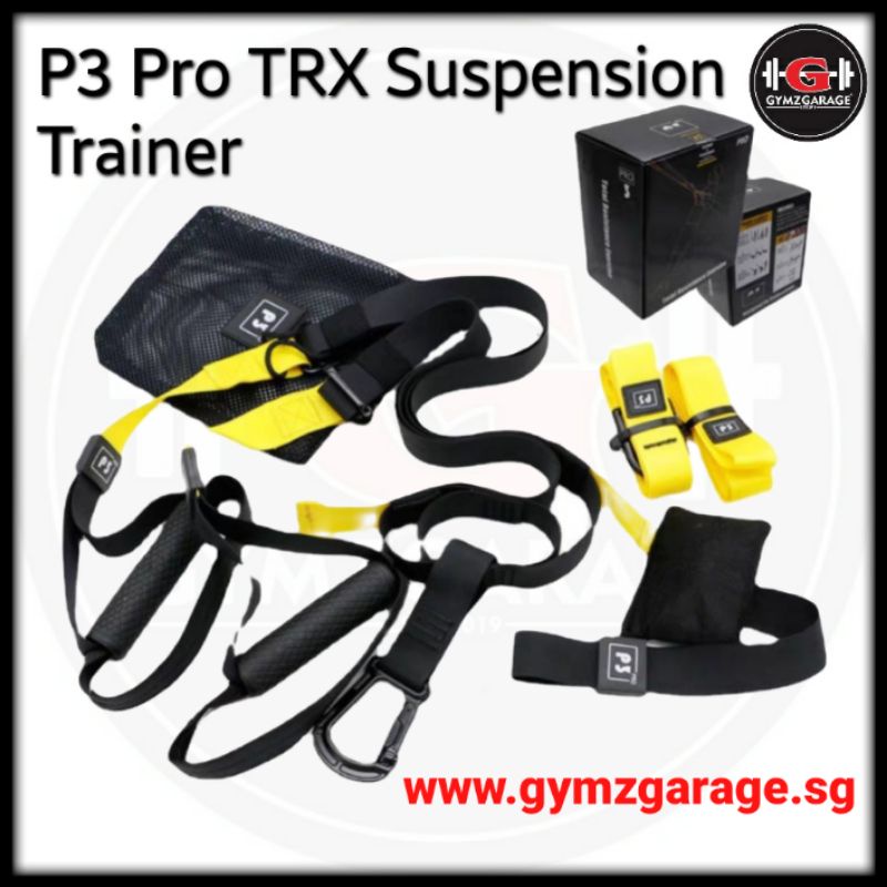 P3 Pro Suspension Trainer ( Home Gym Fitness Hex Dumbbell Barbell