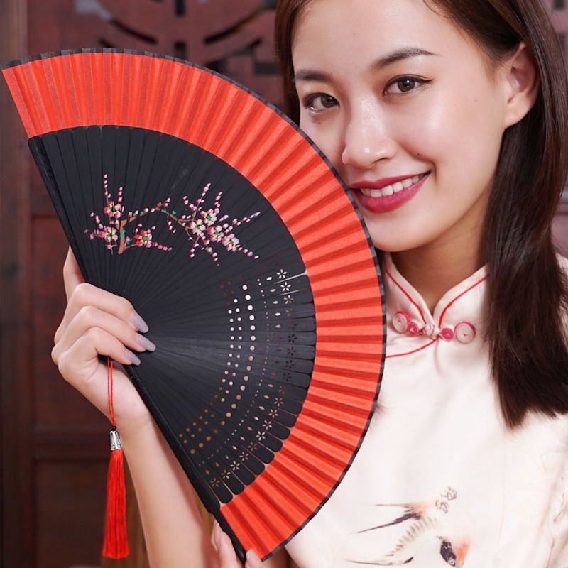 19 Styles Of Chinese Foldable Fan   Summer Manual Fan  Hanfu Fan 