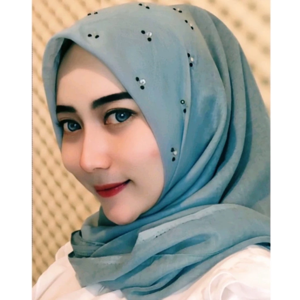 Jilbab Segi Empat Laser Payet Swaroski / Jilbab Segi Empat Payet Mutiara - Gambar 3