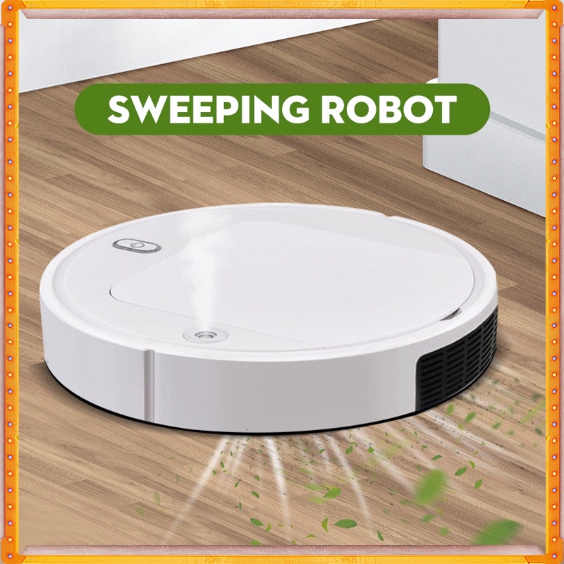 HXR 4-in-1 Smart Sweeping Robot 1800Pa Suction Vacuum Cleaner 55dB Low ...