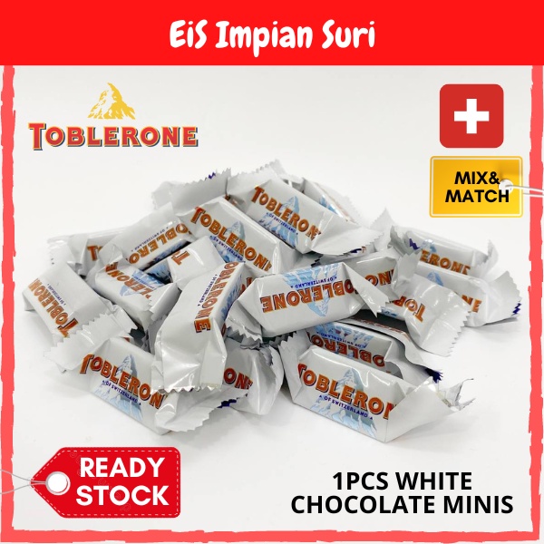 Toblerone Chocolate Milk, Coconut, White, Fruit & Nut, Dark Tiny