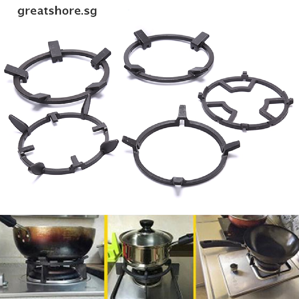 greatshore Wok Stands Iron Wok Pan Support Rack For Burners Hobs