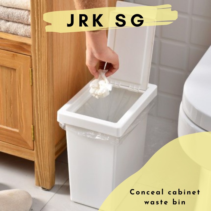 Pull Out Trash dustbin with under sink rack / Conceal waste bin