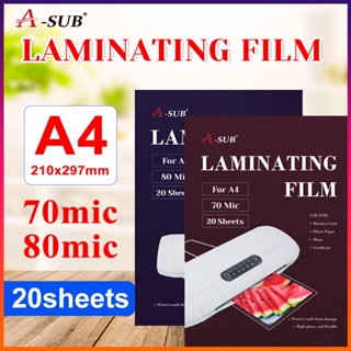 80mic Thermal Laminating Film Pouches PET Clear Sheet for Photo
