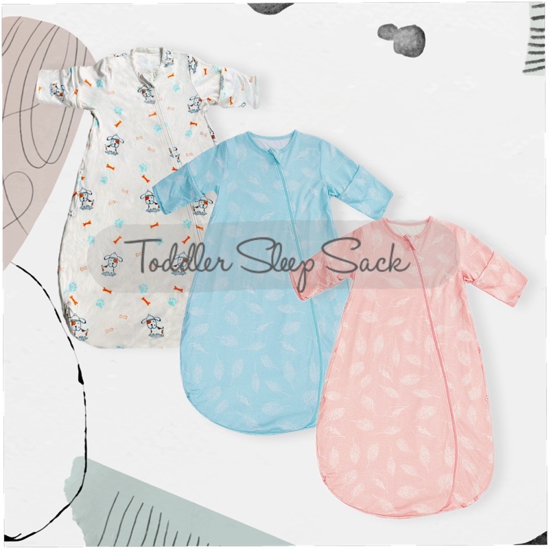 Sleep sack for toddler sleeping bag long detachable sleeve Shopee