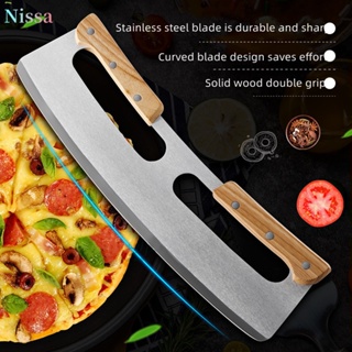 1pc, Household Kitchen Scraper With Scale, Stainless Steel Semi-round Bread  Knife, Baking Knife, Flour Scraper, Dough Scraper, Dough Cutter, Pizza Cut