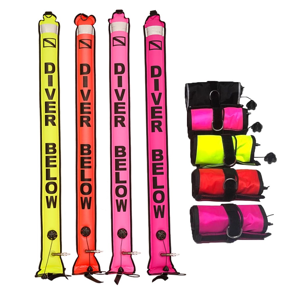 [Toronto2] DIVE1.5m*1.5M Buoy Three ways to inflate Safety Inflatable Scuba Diving SMB Surface