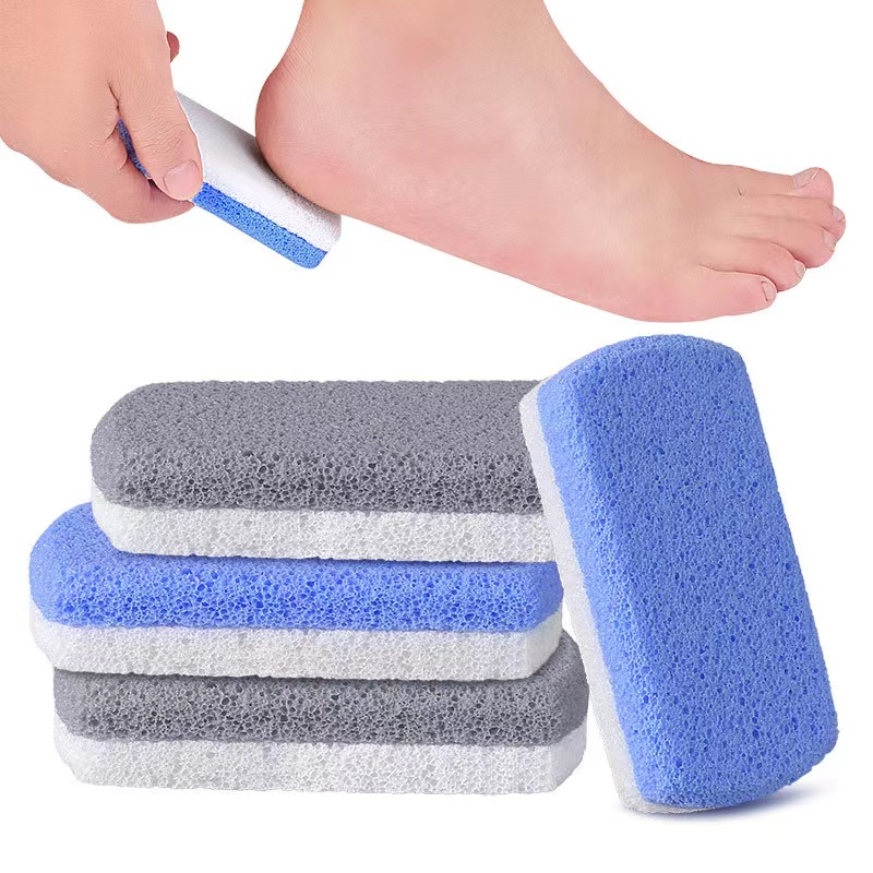 1 pc Foot Pumice Sponge Stone Callus Remover Scrubber Double Color ...