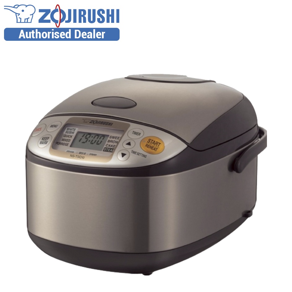 Zojirushi 1.0L Fuzzy Logic Rice Cooker/Warmer NSTSQ10 (Stainless