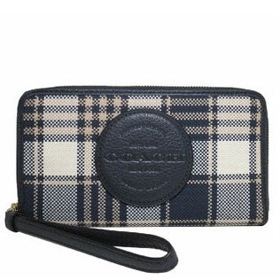 Coach discount check wallet