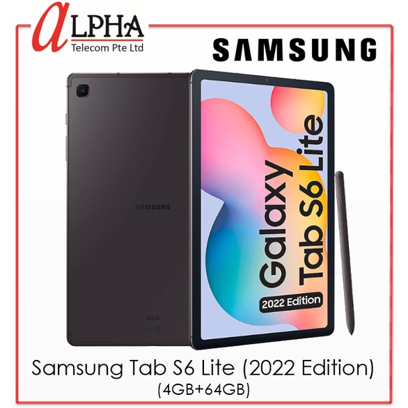 Latest Model] Samsung Galaxy Tab S6 Lite (2022 edition) LTE 10.4 4/64gb  with S Pen -Global Version