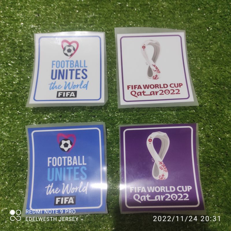 Qatar WORLD CUP PATCH 2022 OFFICIAL | Shopee Singapore