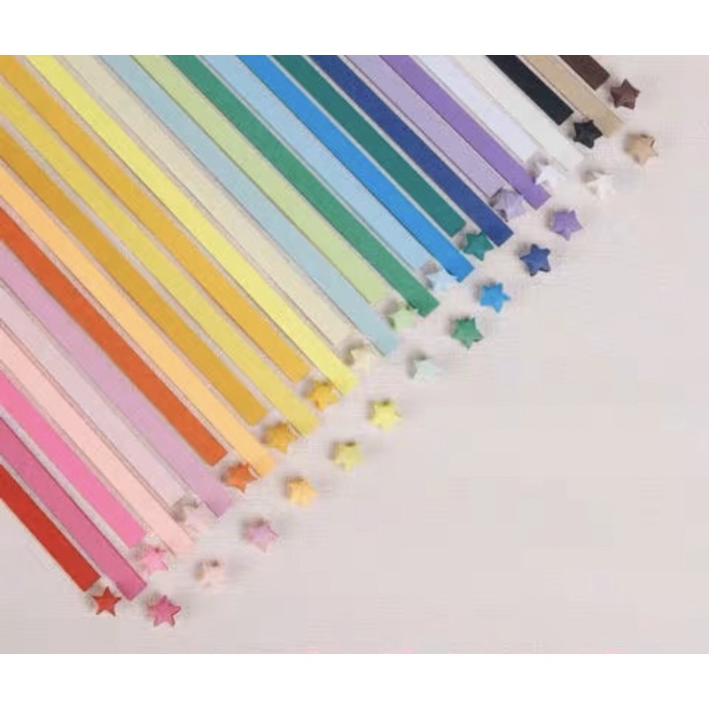 1350 lucky star origami folding paper/ 630 glow in the dark lucky stars