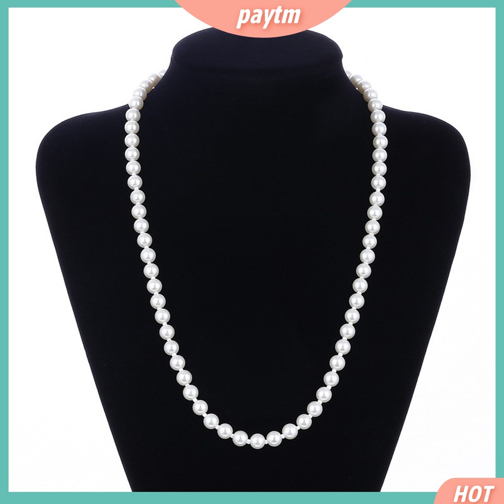 Wedding hot sale long necklace