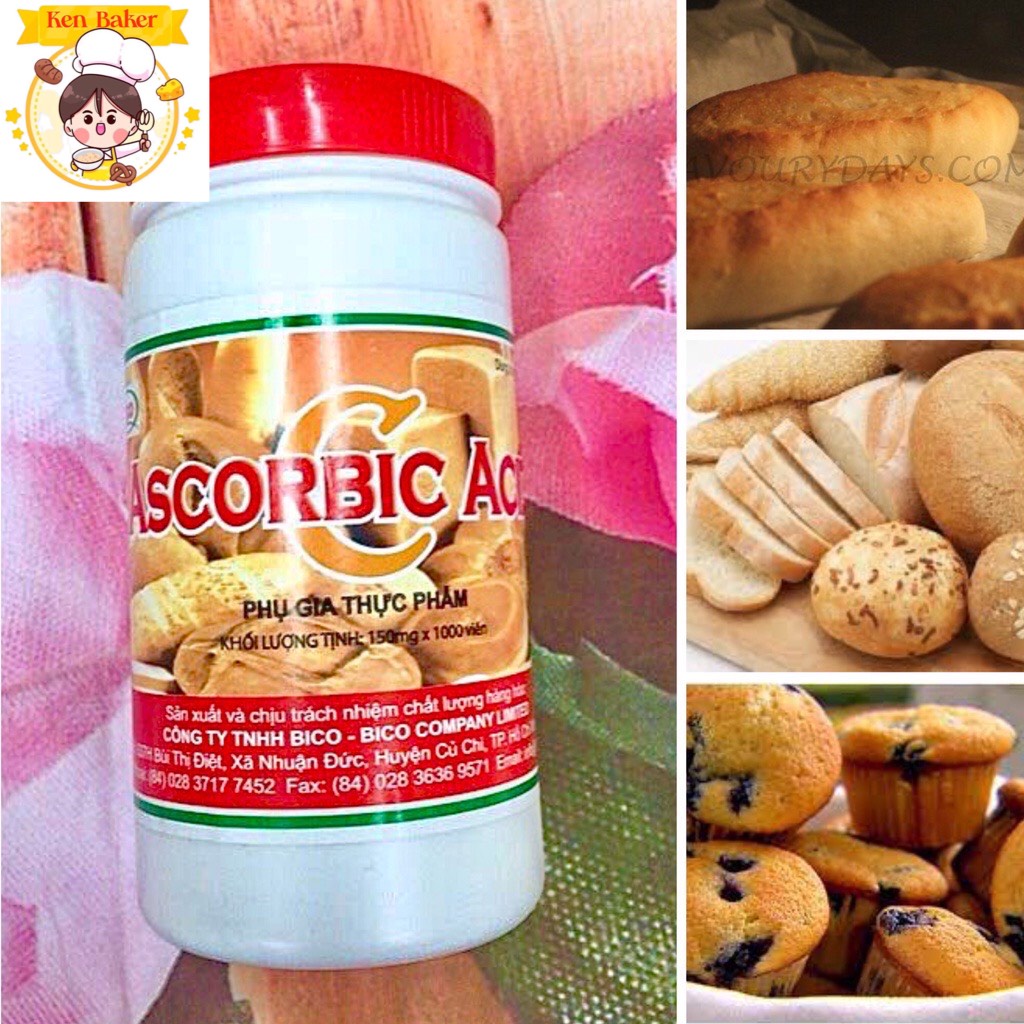 Vitamin C creates porosity for bread and pies - Ascorbic Acid C box of ...