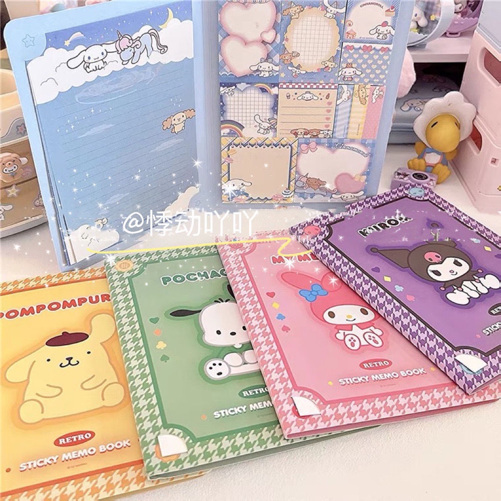 [PipiGO]Sanrio Cute Sticky Notes Memo Book N times Sticker Cartoon ...