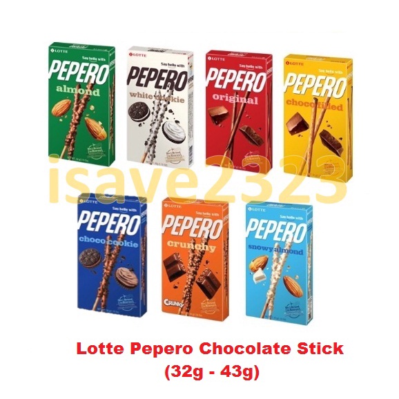 Lotte Pepero (30g - 43g) - 7 Flavours | Shopee Singapore