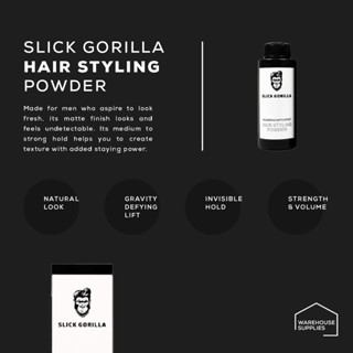 Slick Gorilla Hair Styling Powder 20g [ Made In Uk ] 