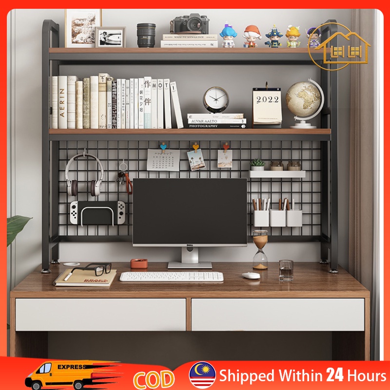 LI|Desktop Rack Tabletop Organiser Book Rack Multi-layer Shelf Tabletop ...