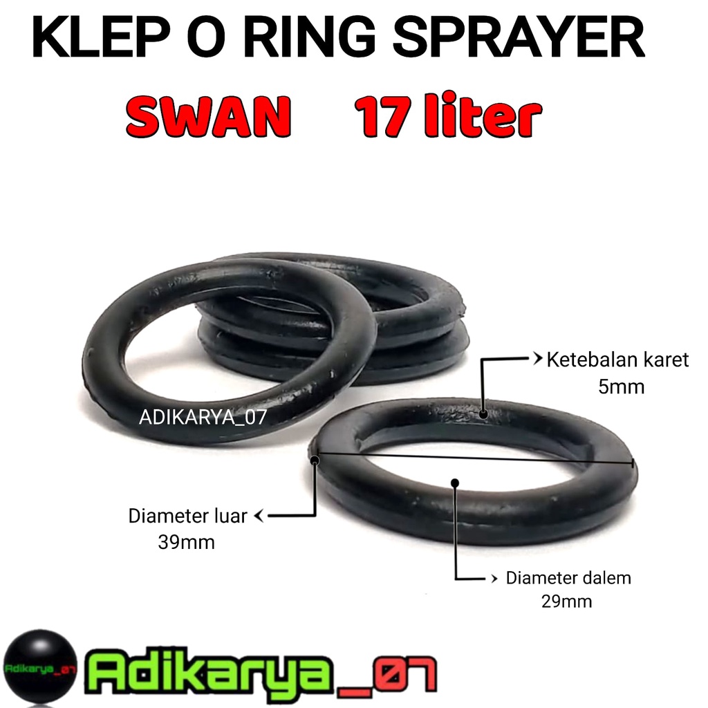 Swan 17 liter oring valve Swan 17 liter sprayer oring valve SWAN Manual ...