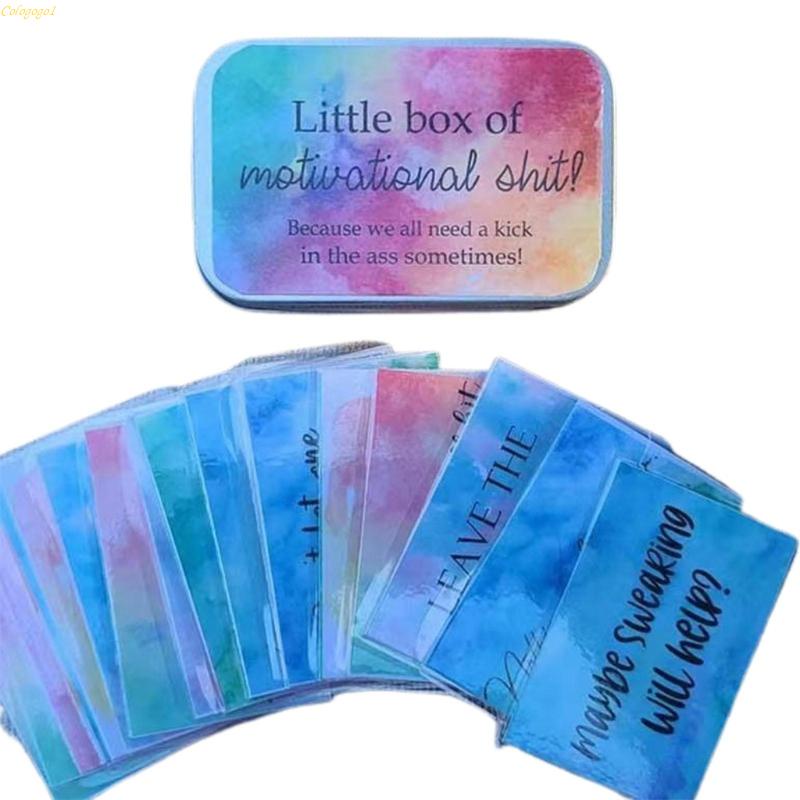 cologogo1 20pcs Cards Motivational Quotes Funny Positive Encouragement ...