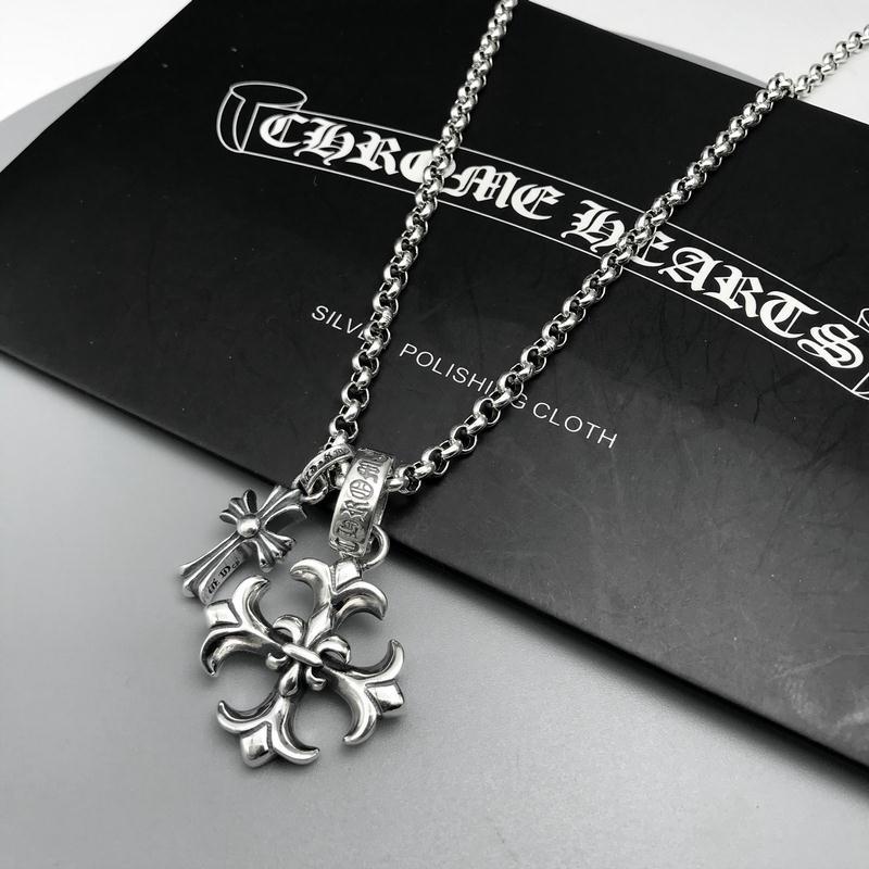 Chrome hearts silver deals chain