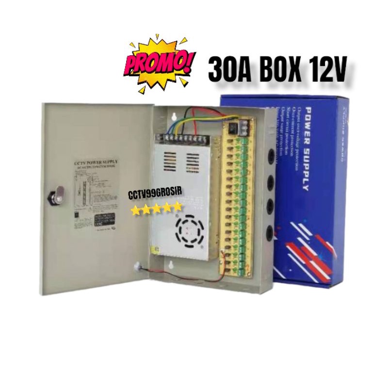 Central Box Cctv Power Supply 12V 30A Panel Box | Shopee Singapore