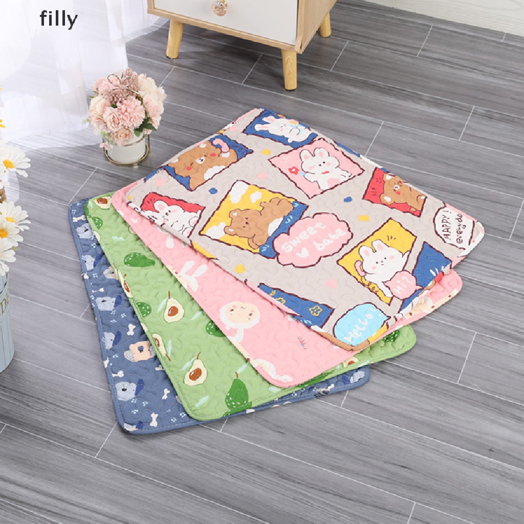[FILLY] Washable Pet Pee Pad Pet Diaper Mat Reusable Mats for Dogs Dog