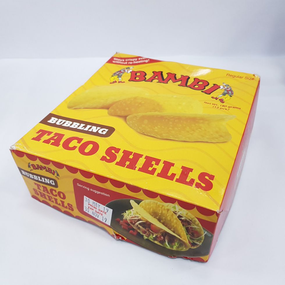 Bambi Bubbling Taco Shells 180g | Shopee Singapore