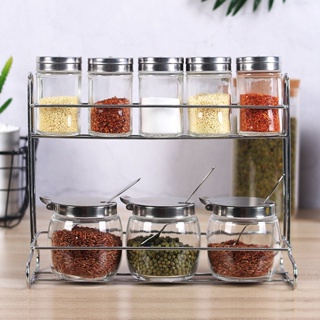 Stainless Steel Spice Organizer Rack Tower 12 Seasoning Jar Spices Storage  - China Spice Rack and Seasoning Glass Jars price