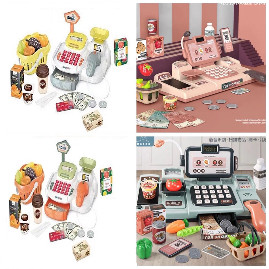 Latest Version Children Cashier machine / Supermarket cashier / Toy