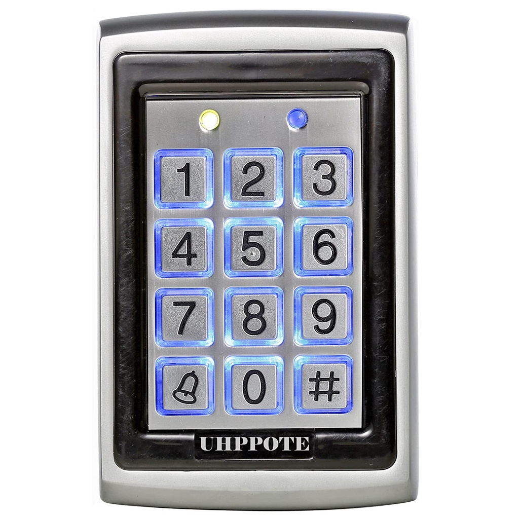 UHPPOTE 125Khz EMID Metal Case RFID Access Control Keypad with Back