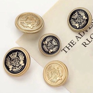 Gold metal hot sale blazer buttons